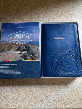 The Great Adventure Catholic Bible - Navy Blue Holy Bible Revised Standard Vers